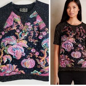 Anthropologie James Coviello Knit Top